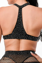 Rhinestone skirt set front view - Epicplacess