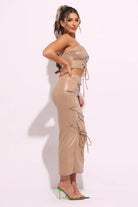 Lace-Up Views skirt set product view - Epicplacess