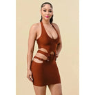 Brown skirt set style view - Epicplacess