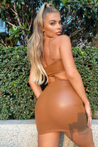 Brown skirt set detail - Epicplacess