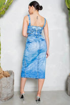Denim skirt set outfit view - Epicplacess