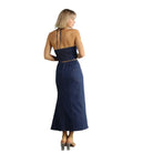 Asymmetric denim skirt set detail - Epicplacess