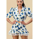 White floral set outfit view - Epicplacess