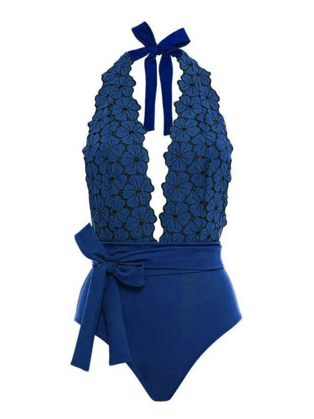 Floral swimsuit front view - Epicplacess