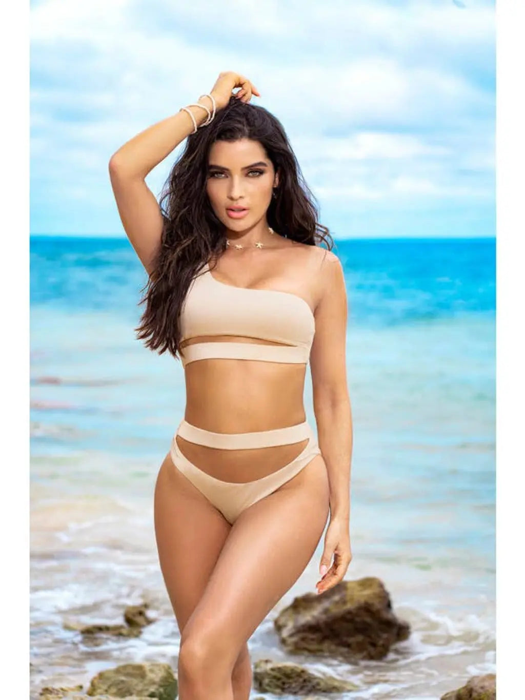 Ivory one-piece swimsuit - Epicplacess