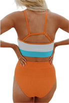 Orange swimsuit back view - Epicplacess