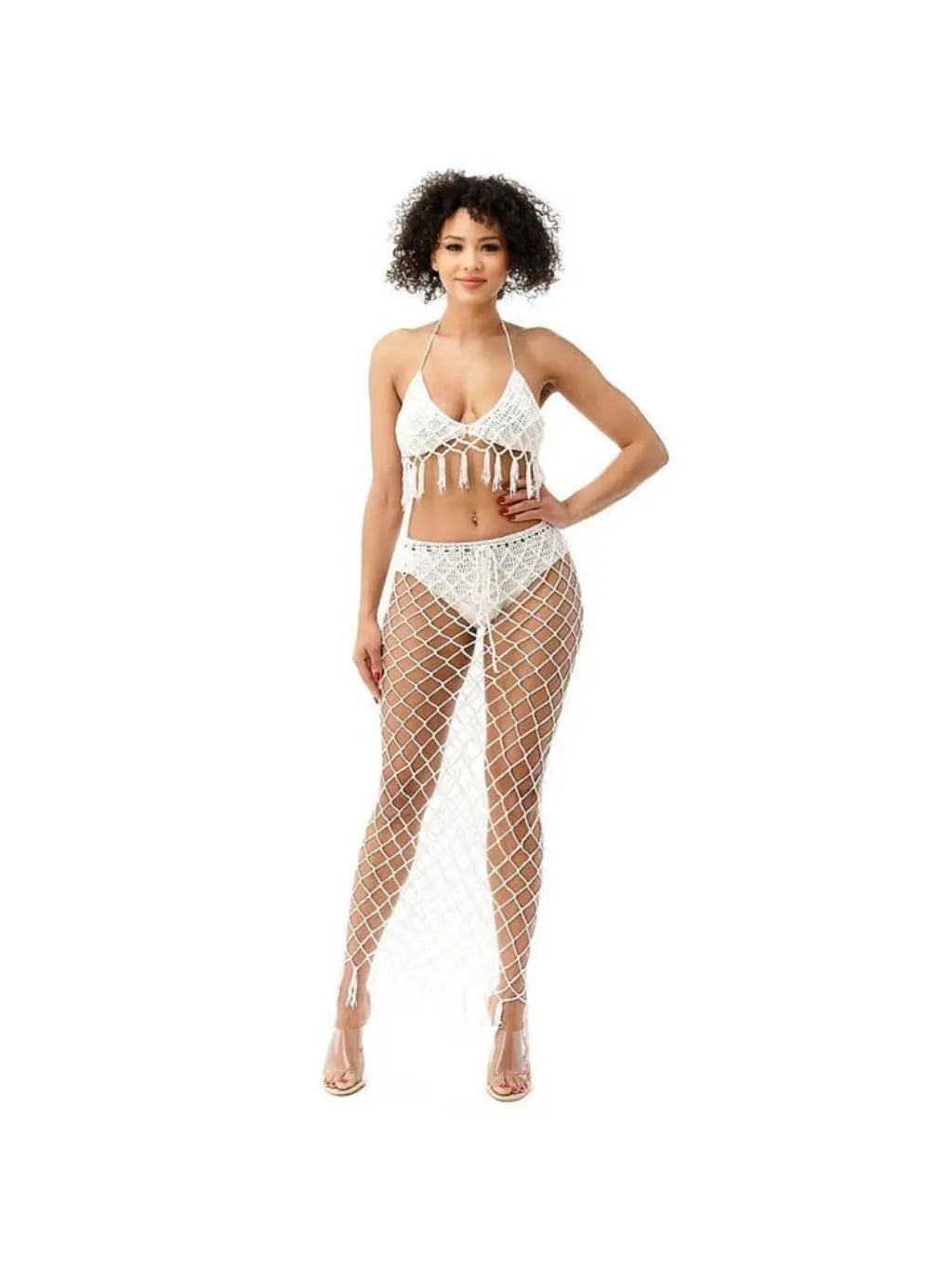 Crochet cover-up dress detail - Epicplacess