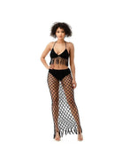 Crochet cover-up dress back view - Epicplacess