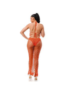 Crochet cover-up dress outfit view - Epicplacess