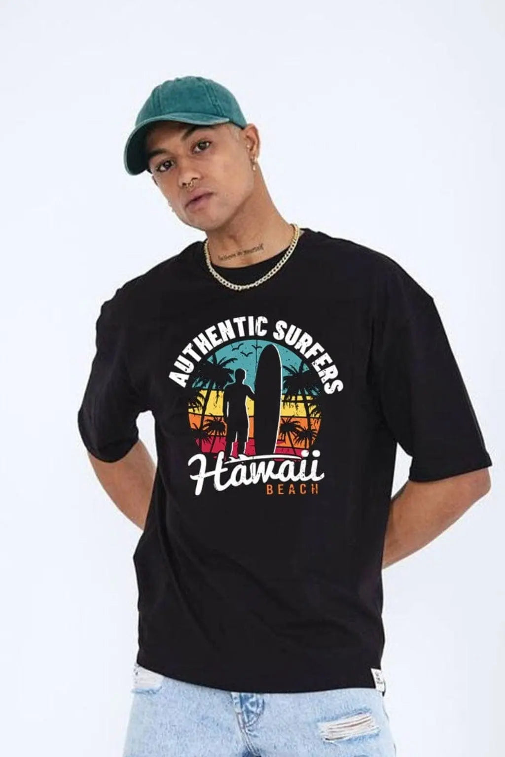 Graphic T-shirt back view - Epicplacess