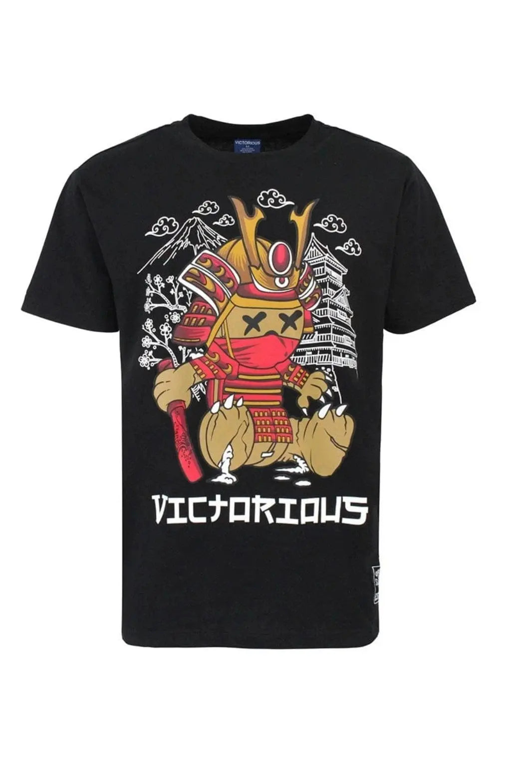 Samurai Bear tee front view - Epicplacess