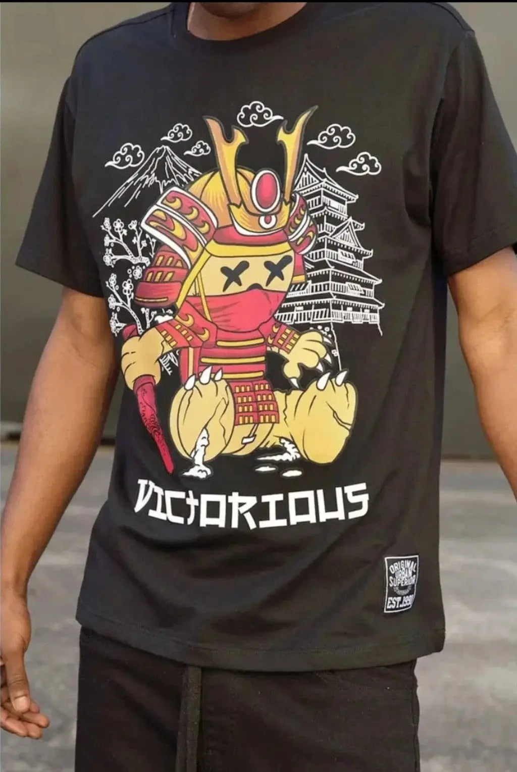 Samurai Bear tee detail - Epicplacess