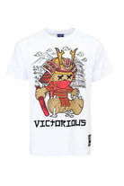 Black short sleeve graphic tee side view - Epicplacess