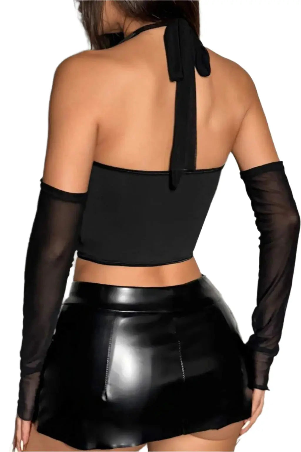 Linen corset top front view - Epicplacess