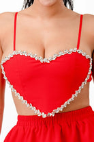 Stone tailored stretch crop top - Epicplacess