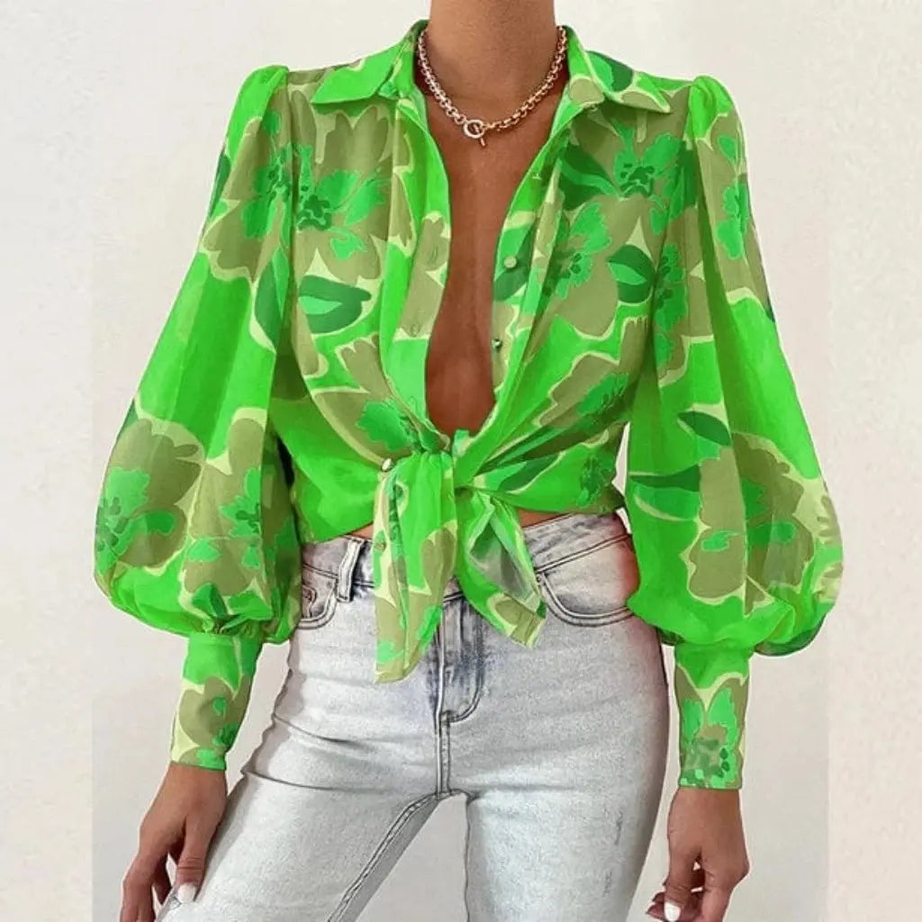 Floral shirt front view - Epicplacess