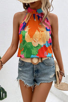 Sky Floral top side view - Epicplacess