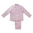 Women's pink marigold floral print cotton pajama set