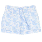 Women's blue print cotton shorty pajama set – view 4