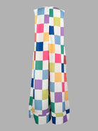Women's multicolor contrast plaid sleeveless wide-leg jumpsuit – view 2