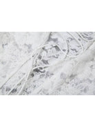 Women's White Lace Cross-Tie Long Sleeve Maxi Dress - view 5